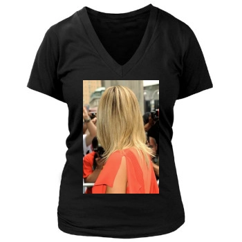 Heidi Klum Women's Deep V-Neck TShirt