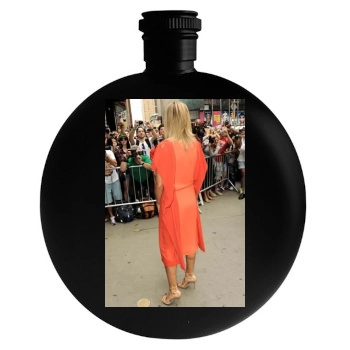 Heidi Klum Round Flask