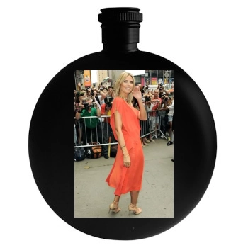 Heidi Klum Round Flask