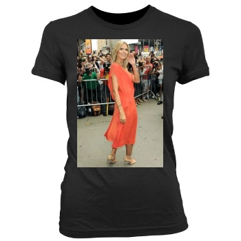 Heidi Klum Women's Junior Cut Crewneck T-Shirt