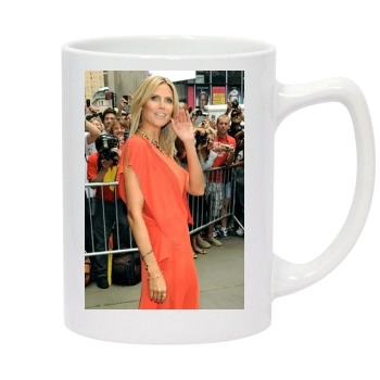 Heidi Klum 14oz White Statesman Mug