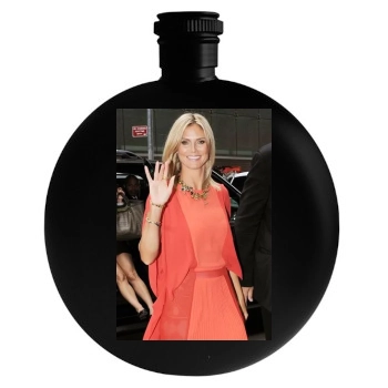 Heidi Klum Round Flask