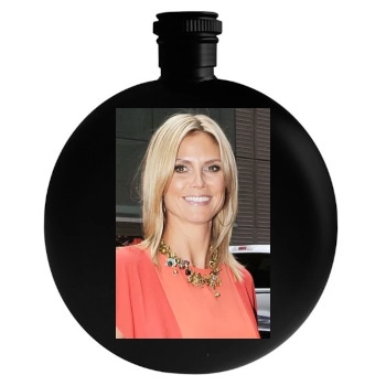 Heidi Klum Round Flask