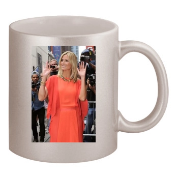 Heidi Klum 11oz Metallic Silver Mug