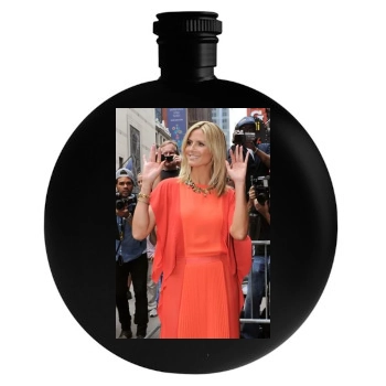 Heidi Klum Round Flask