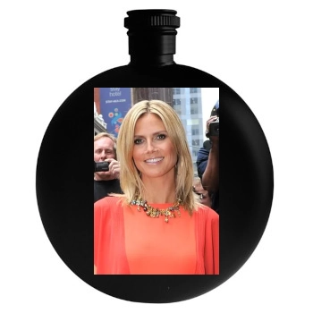 Heidi Klum Round Flask