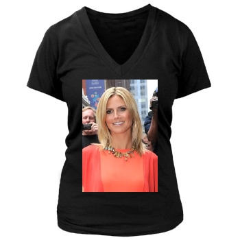 Heidi Klum Women's Deep V-Neck TShirt