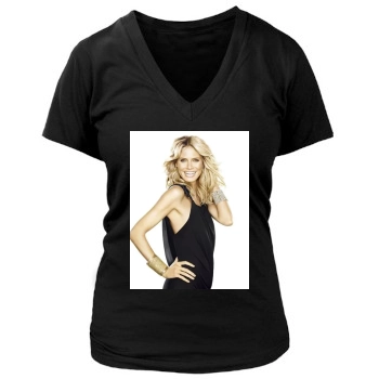 Heidi Klum Women's Deep V-Neck TShirt