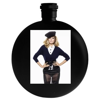 Heidi Klum Round Flask