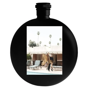 Heidi Klum Round Flask