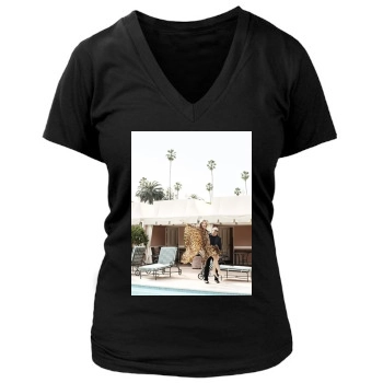 Heidi Klum Women's Deep V-Neck TShirt