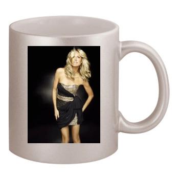 Heidi Klum 11oz Metallic Silver Mug