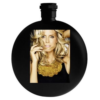 Heidi Klum Round Flask