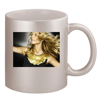 Heidi Klum 11oz Metallic Silver Mug