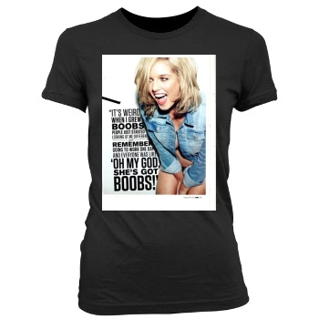 Helen Flanagan Women's Junior Cut Crewneck T-Shirt