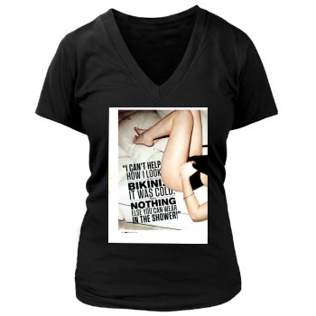 Helen Flanagan Women's Deep V-Neck TShirt