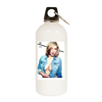 Helen Flanagan White Water Bottle With Carabiner