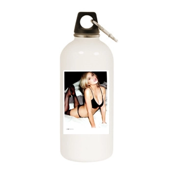 Helen Flanagan White Water Bottle With Carabiner