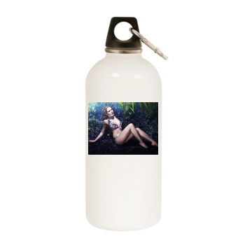 Helen Flanagan White Water Bottle With Carabiner