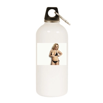 Helen Flanagan White Water Bottle With Carabiner