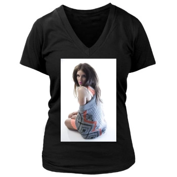 Helen Flanagan Women's Deep V-Neck TShirt