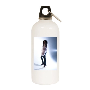 Helen Flanagan White Water Bottle With Carabiner