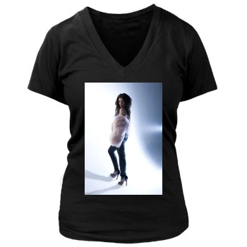 Helen Flanagan Women's Deep V-Neck TShirt