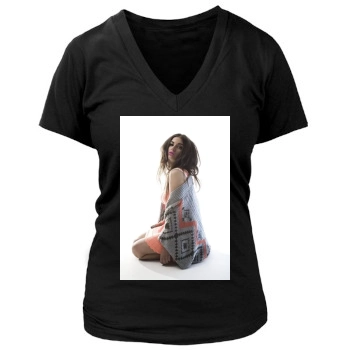 Helen Flanagan Women's Deep V-Neck TShirt