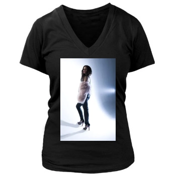 Helen Flanagan Women's Deep V-Neck TShirt