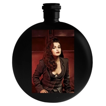 Helena Bonham Carter Round Flask