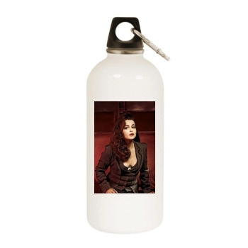 Helena Bonham Carter White Water Bottle With Carabiner