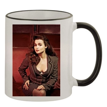 Helena Bonham Carter 11oz Colored Rim & Handle Mug