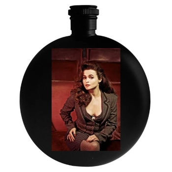 Helena Bonham Carter Round Flask