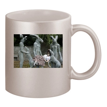 Helena Bonham Carter 11oz Metallic Silver Mug