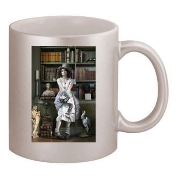 Helena Bonham Carter 11oz Metallic Silver Mug