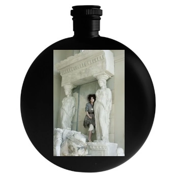 Helena Bonham Carter Round Flask