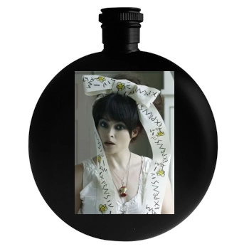 Helena Bonham Carter Round Flask