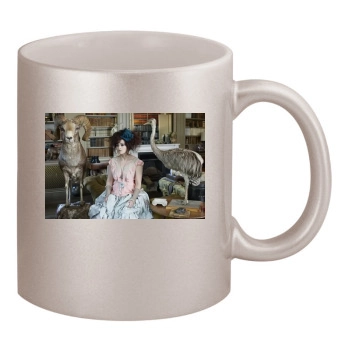 Helena Bonham Carter 11oz Metallic Silver Mug