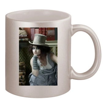 Helena Bonham Carter 11oz Metallic Silver Mug