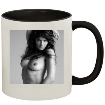 Helena Christensen 11oz Colored Inner & Handle Mug