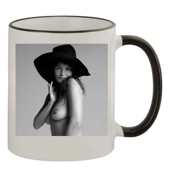 Helena Christensen 11oz Colored Rim & Handle Mug