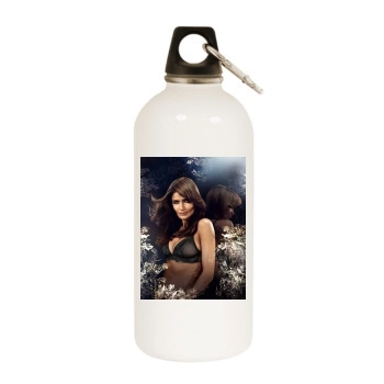 Helena Christensen White Water Bottle With Carabiner