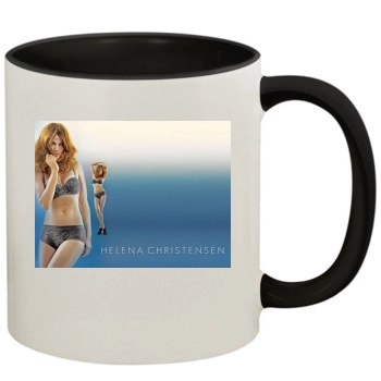 Helena Christensen 11oz Colored Inner & Handle Mug