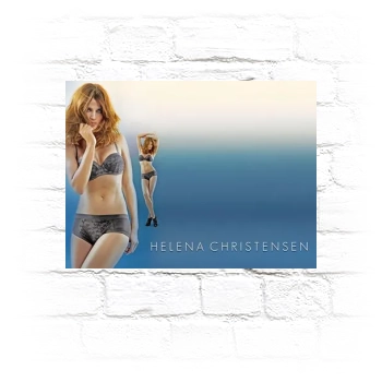 Helena Christensen Metal Wall Art