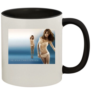 Helena Christensen 11oz Colored Inner & Handle Mug