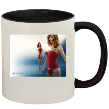 Helena Christensen 11oz Colored Inner & Handle Mug