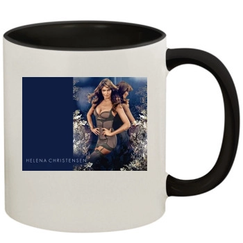 Helena Christensen 11oz Colored Inner & Handle Mug