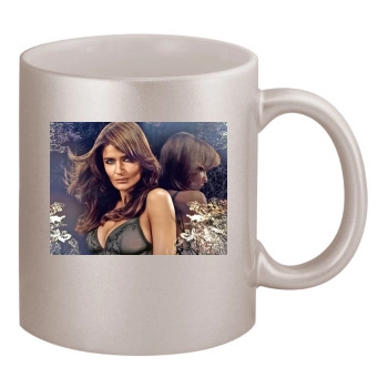 Helena Christensen 11oz Metallic Silver Mug