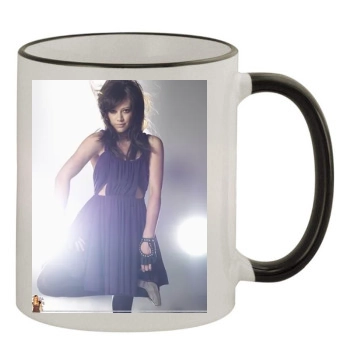 Hilary Duff 11oz Colored Rim & Handle Mug