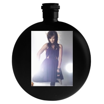 Hilary Duff Round Flask